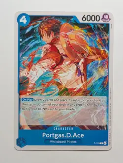 Portgas.D.Ace P-103 Promo Ace One Piece TCG Card Game NM - Image 1