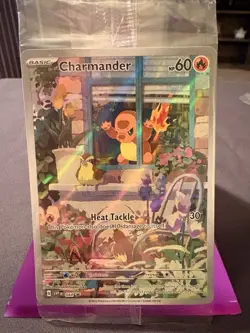 Charmander 044 Black Star Promo Card Sealed, Near Mint Condition - Image 1