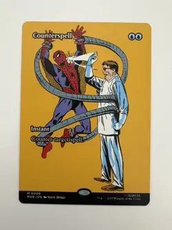 Counterspell Borderless Showcase MTG Magic the Gathering Card NM Near Mint SPM - Image 1