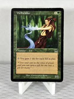 MP - Wellwisher - Onslaught - Magic The Gathering Moderately Played English MTG - Image 1