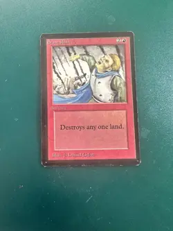 MtG Stone Rain: Limited Beta LP ACTUAL PHOTOS! - Image 1