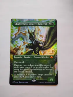 Chatterfang, Squirrel General (Borderless) Modern Horizons 2 Foil - Image 1