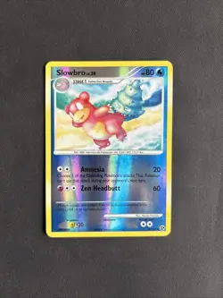 Pokemon TCG Slowbro Great Encounters 54/106 Reverse Holo Uncommon 2008 - LP/NM - Image 1