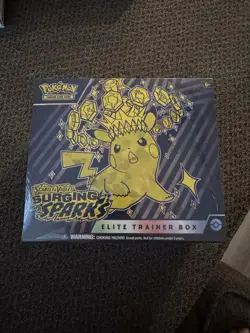 Pokemon Scarlet Violet Surging Sparks ETB Elite Trainer Box Sealed - Image 1