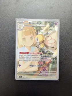 Lillie's Ribombee Illustration Rare 164/149 Journey Together Pokemon TCG - Image 1