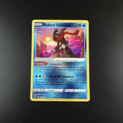 Radiant Greninja 046/189 Pokemon Astral Radiance Holo Card - Image 1