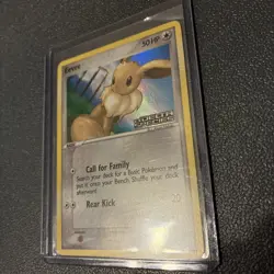 2005 Eevee Pokemon EX Delta Species Eevee Reverse Holo Foil Rare 69/113 - Image 2