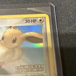 2005 Eevee Pokemon EX Delta Species Eevee Reverse Holo Foil Rare 69/113 - Image 4
