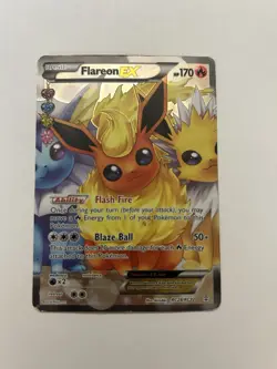 Pokemon Flareon EX Full Art RC28/RC32 Generations Ultra Rare Holo 170 HP - Image 1