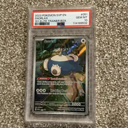 2023 Pokemon SVP EN-SV Black Star Promo 151 Elite Trainer Box 051 Snorlax PSA 10 - Image 1