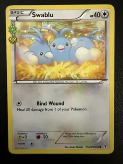 Pokemon TCG Generations Radiant Collection Swablu RC23-32 Common 40 HP English - Image 1