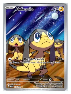 Pokemon TCG - Helioptile - ME01: Mega Evolution 143/132 Illustration Rare - Image 1