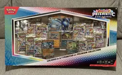 Pokemon TCG Prismatic Evolutions Lucario EX & Tyranitar EX Box Sealed - Image 1