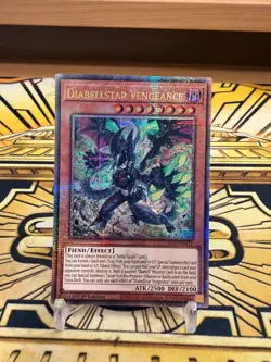 Yugioh Diabellstar Rache ALIN-EN011 Quarter Century Secret Rare - Image 1