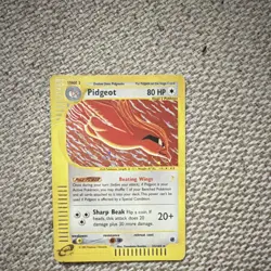 Pokemon Pidgeot 23/165 Expedition Base Set Holo Rare 80 HP Card 2002 - Image 1