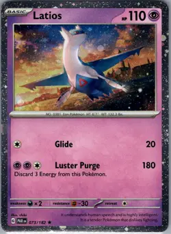 Latios - (Cosmos Holo) 073/182 Holo - Pokemon Card - NM - Image 1