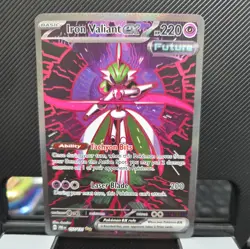 Pokemon TCG Iron Valiant EX Prismatic Evolutions Card 157/131 SV - Image 1