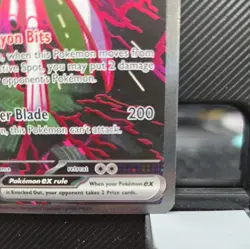Pokemon TCG Iron Valiant EX Prismatic Evolutions Card 157/131 SV - Image 4