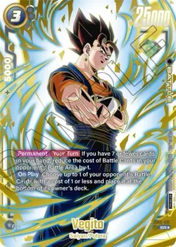 Vegito FB02-051 SR Battle Card 25000 Power - Dragon Ball Super Card Game FB02 - Image 1