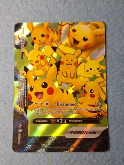 Pikachu V-Union - SWSH141 - SWSH: Sword & Shield Promo Cards (SWSD) - Image 1