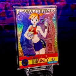 Misty Pokemon Waifu Trading Card SP FIFA Football Girl Qatar FBG01-SP12 Spain - Image 2
