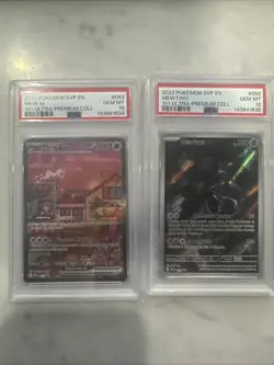 PSA 10 Mewtwo 052 & PSA 10 Mew EX 053 UPC Promo Pokemon Cards Sequential Certs - Image 1