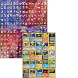 Pokemon EX Era Card Lot Salamence Kyogre + Ruby Sapphire Poster 2003-2005 - Image 1