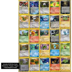 Pokemon EX Era Card Lot Salamence Kyogre + Ruby Sapphire Poster 2003-2005 - Image 2