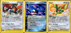 Pokemon EX Era Card Lot Salamence Kyogre + Ruby Sapphire Poster 2003-2005 - Image 3