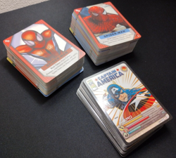 Vintage Marvel Ultimate Battles, ReCharge CCG Series 1 & 2 227 mixed card lot - Image 1