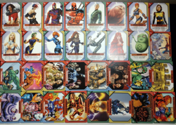 Vintage Marvel Ultimate Battles, ReCharge CCG Series 1 & 2 227 mixed card lot - Image 3