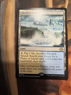 Flooded Strand Modern Horizons 3, Magic the Gathering, Near Mint Condition - Image 1