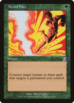 Avoid Fate #73 (MP) Timeshifted TSB Magic MTG - Image 1