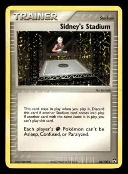 Sidney's Stadium 82/108 Uncommon EX Power Keepers Pokemon Card - Image 1
