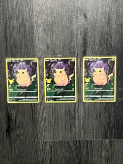 3x Pokemon Pikachu Celebrations 005/025 Holo Lot - Image 1
