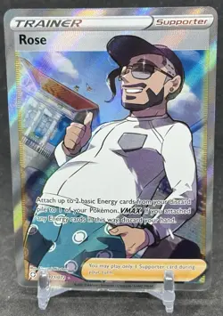 Pokemon TCG Rose 71/72 Trainer Shining Fates Full Art Ultra Rare NM - Image 1