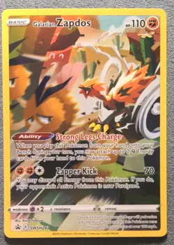 Pokemon English - Black Star Promo - Galarian Zapdos SWSH283 - NM - Image 1
