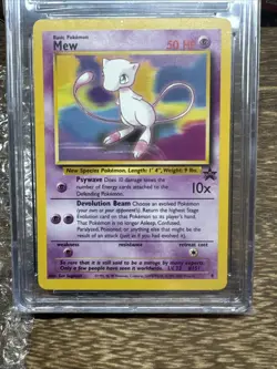 CGC 8 Mew Black Star Promos-8 Pokemon League - Image 3