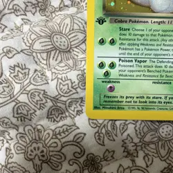 Pokemon TCG Dark Arbok Team Rocket 1st Edition 2000 2/82 Holo Rare - Image 5