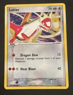 Pokemon Latias 04/10 Holo Rare - EX Latios & Latias Deck - NM - Image 1