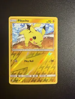 Pokemon TCG Pikachu 54/214 Reverse Holo Unbroken Bonds 2019 - Image 1