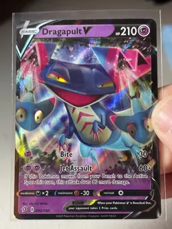 Pokemon TCG Dragapult V 92/192 Rebel Clash NM - Image 1