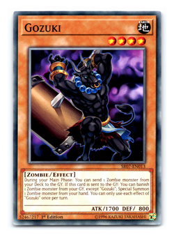 Gozuki - SR07-EN013 - Common - 1st Edition - Yugioh - Image 1