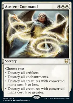MTG Magic the Gathering Austere Command (12/743) Commander Legends NM - Image 1