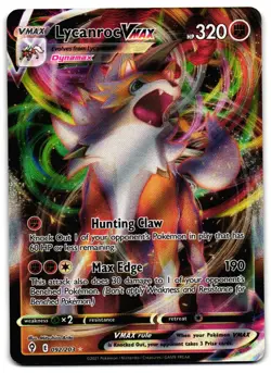 Lycanroc VMAX 092/203 - Evolving Skies Pokemon TCG Holo Ultra Rare 2021- NM Card - Image 1