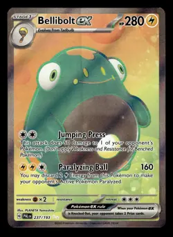 Bellibolt ex 237/193 Ultra Rare Paldea Evolved Pokemon Card - Image 1