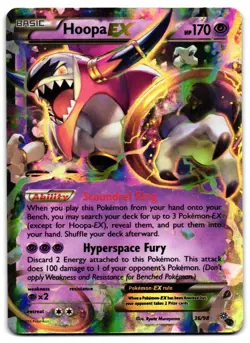 Hoopa EX 36/98 - Ancient Origins Rare EX Pokemon TCG Holo - M/LP Card - Image 1