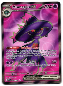 Mismagius ex 112/094 - Phantasmal Flames Ultra Rare Pokemon TCG - NM Card - Image 1