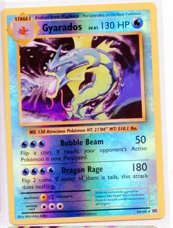 Pokemon Card Gyarados 34/108 Evolutions Reverse Holo Rare - Image 1