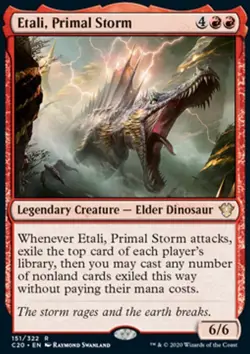 MTG Magic the Gathering Etali, Primal Storm (151/344) Commander 2020 LP - Image 1